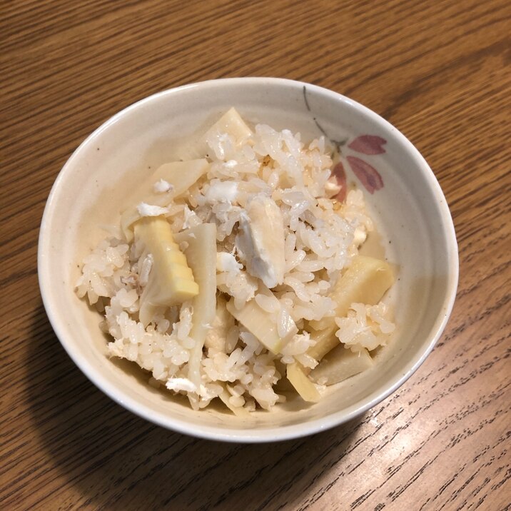 鯛の切り身で＊鯛とたけのこの炊き込みご飯